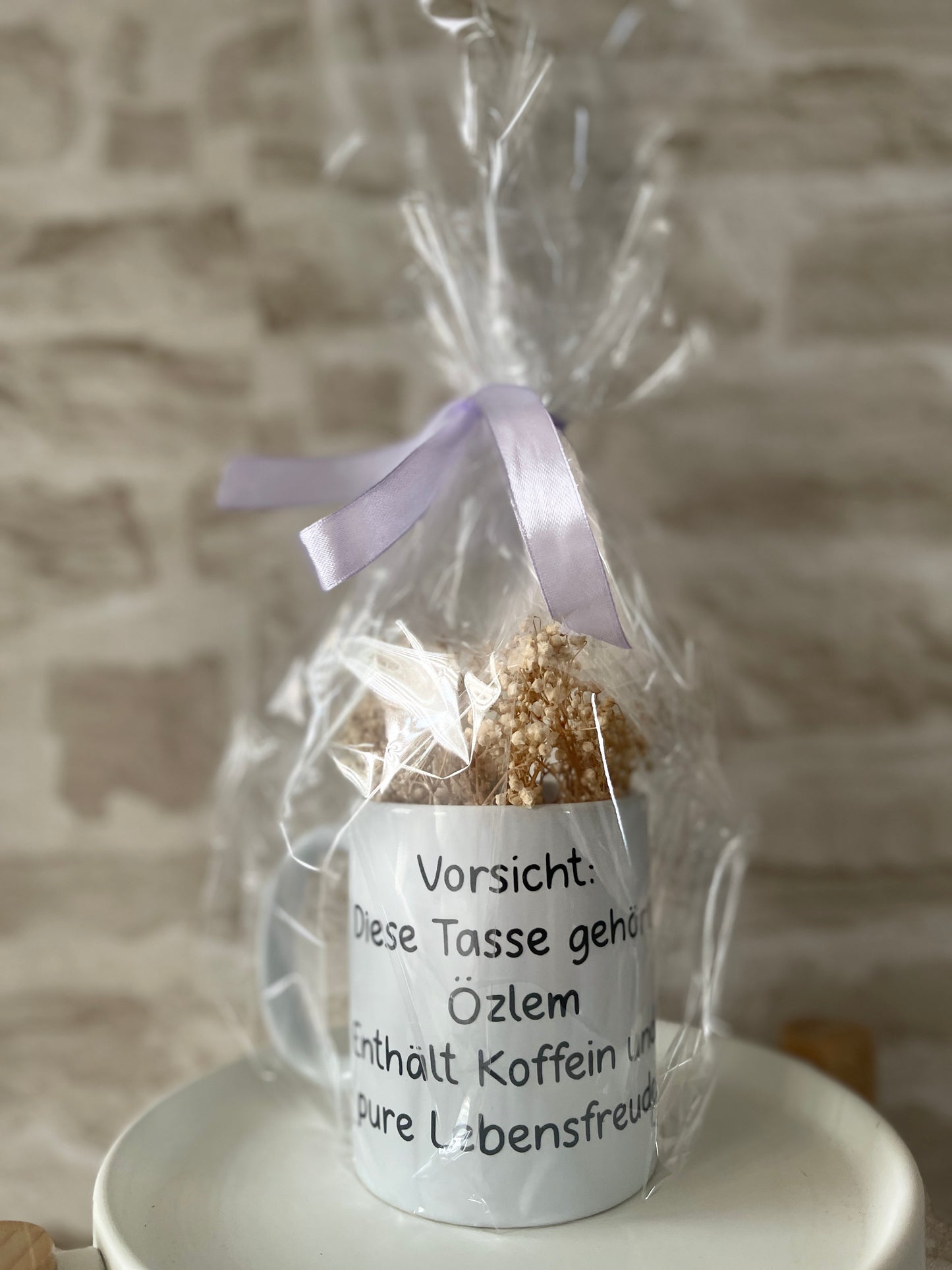 Geschenkidee mit Wunschtext