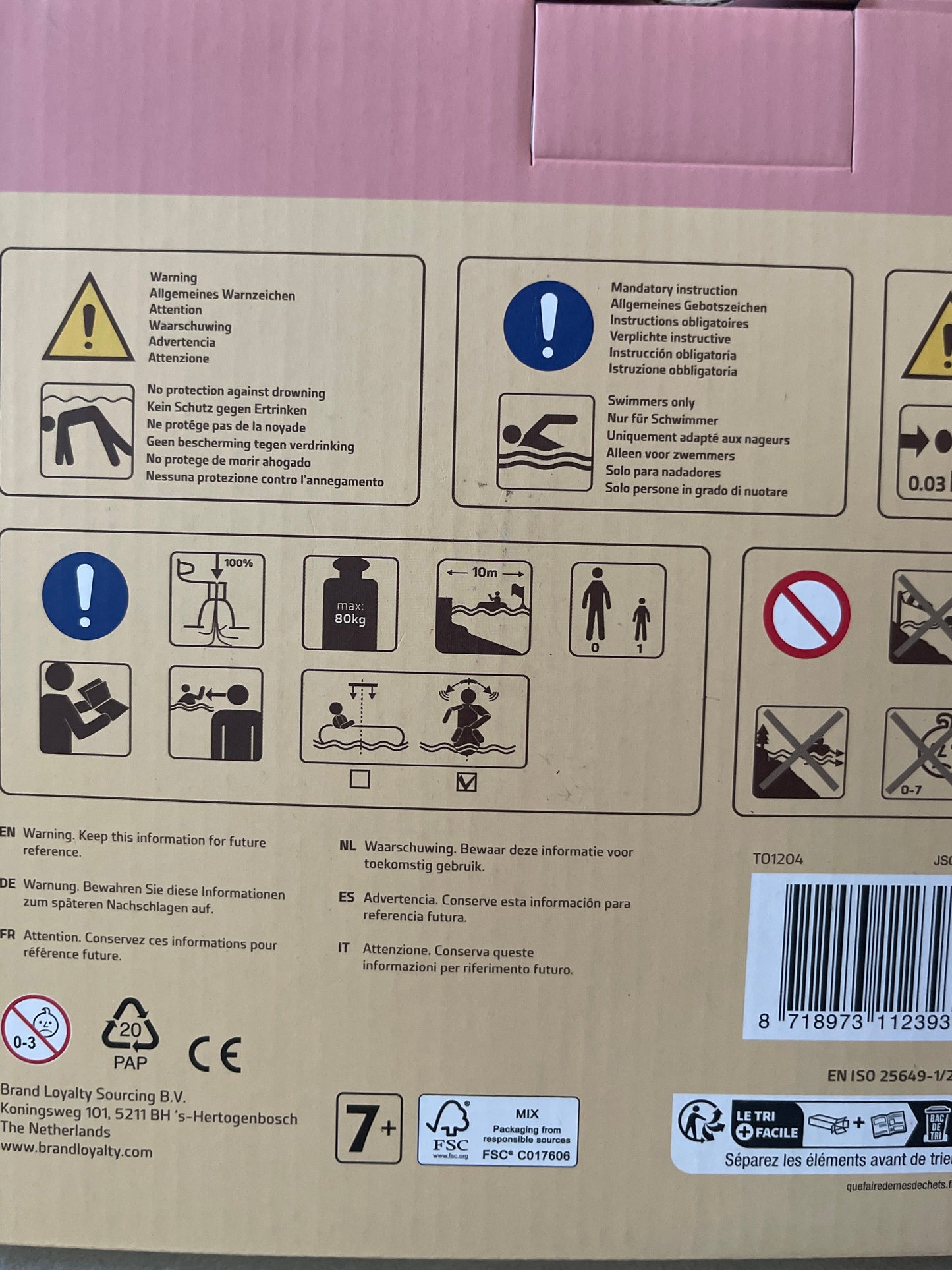 Aufblasbare Matratze - Eis am Stiel für Sommertage Pool Float