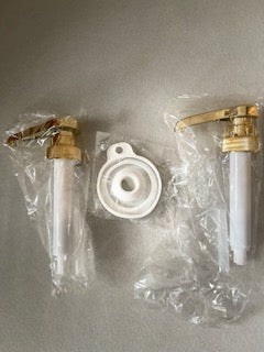 BIKALAN 2-er Set Glas Spender; Pumpspender; Spenderflasche
