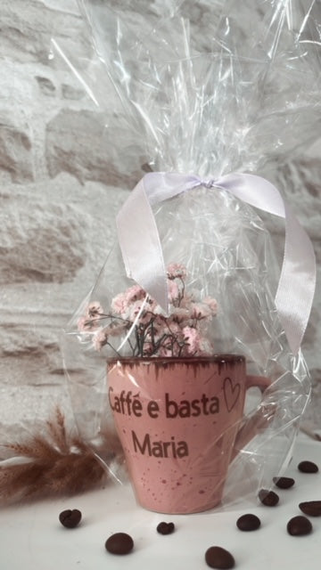 Espressotasse mit Spruch