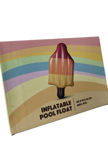 Aufblasbare Matratze - Eis am Stiel für Sommertage Pool Float