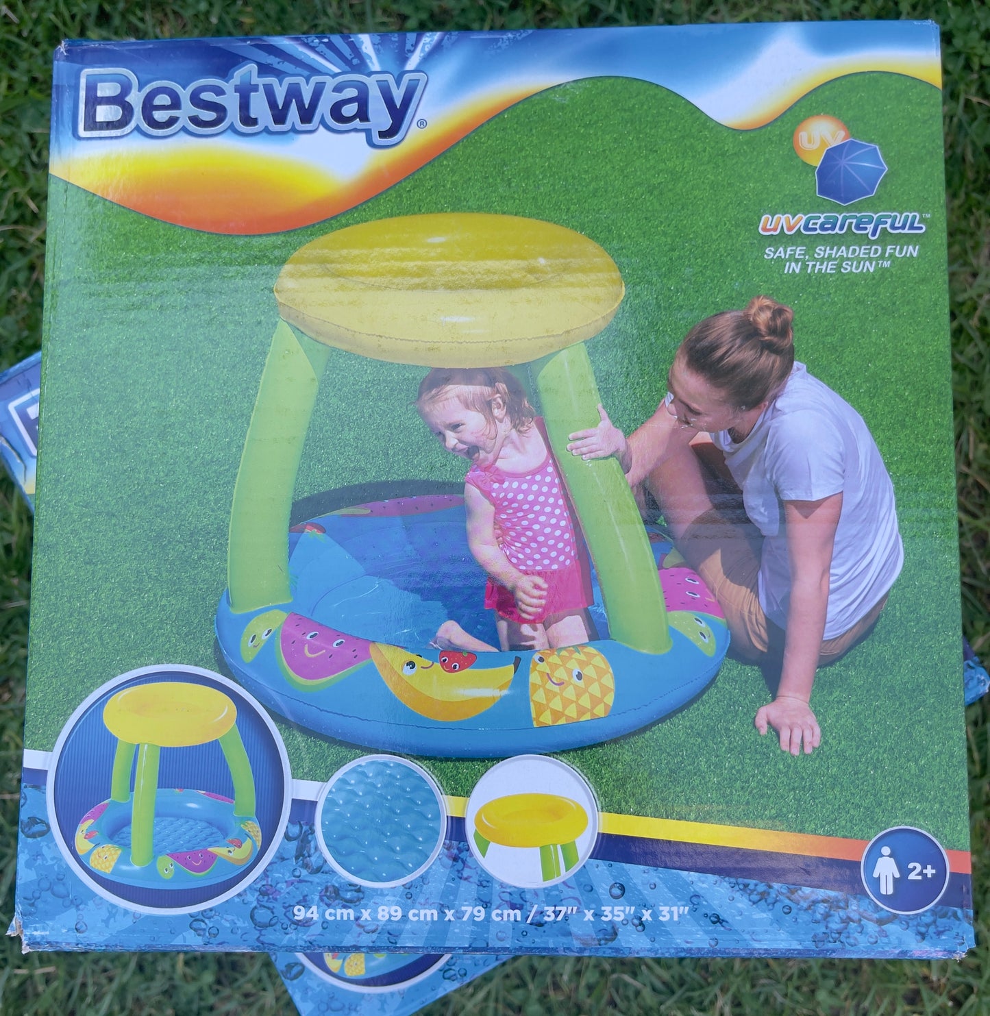 Bestway Planschbecken für Kleinkinder, 94 x 89 x 79 cm