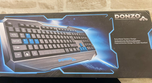 DONZO SI-832 Tastatur Gaming QWERTZ USB NEU