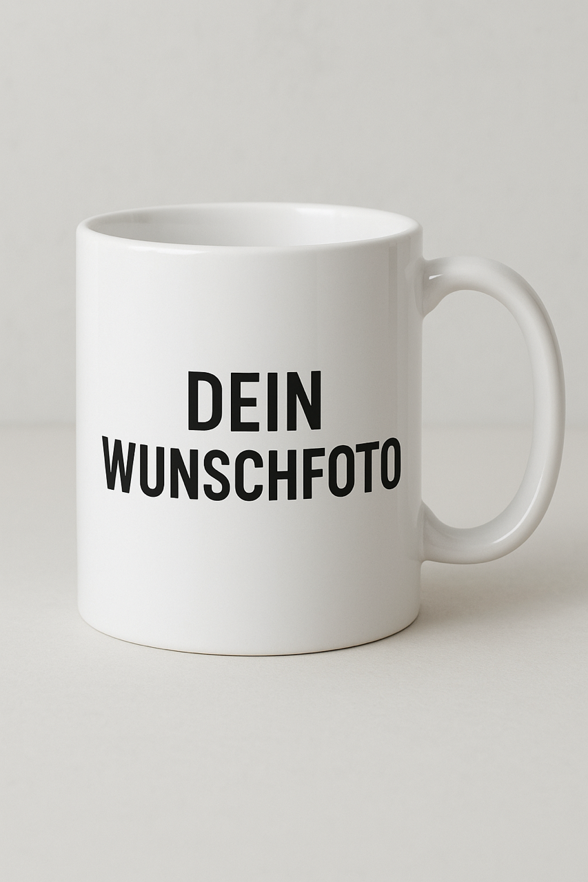 Fototasse mit eigenem Foto gestalten