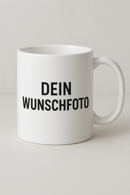 Fototasse mit eigenem Foto gestalten